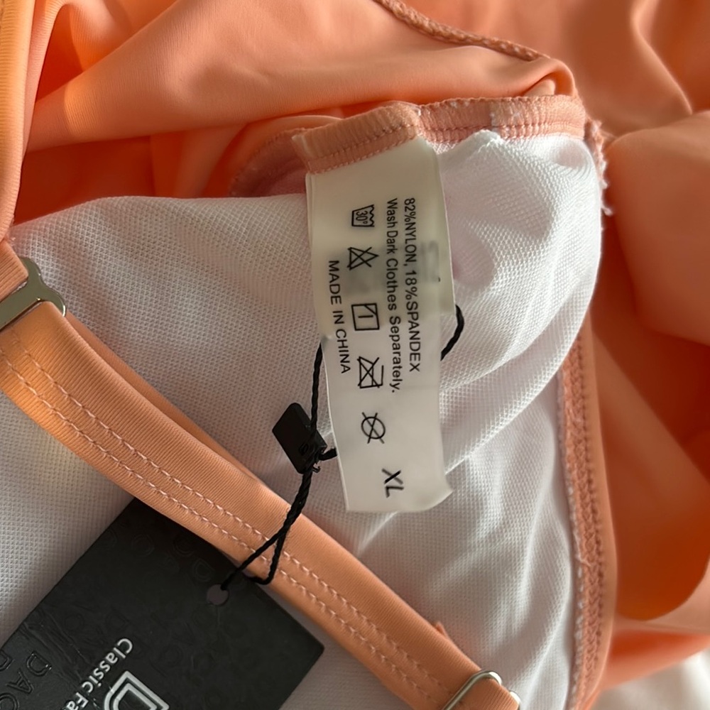 Coral Ruffle Swimsuit - Picture 5 of 5